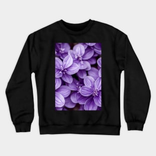 Beautiful Violet Flowers, for all those who love nature #126 Crewneck Sweatshirt